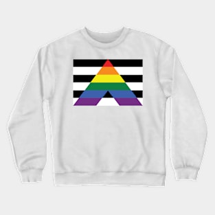 Straight Ally pride flag Crewneck Sweatshirt